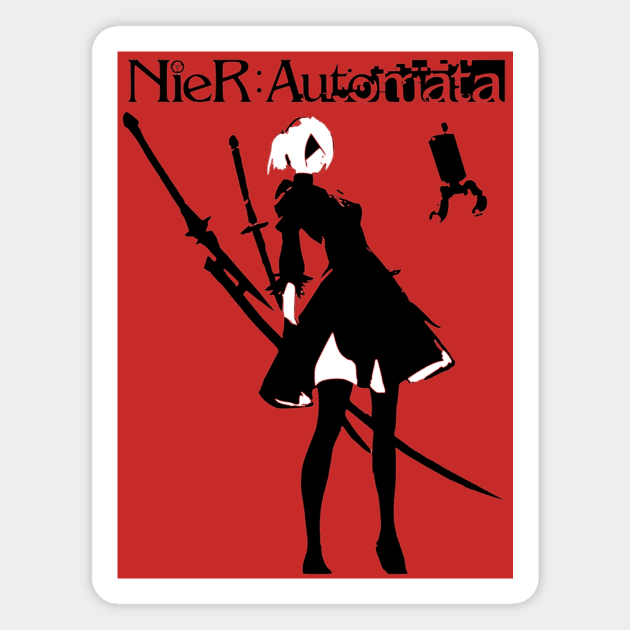 Nier Automata Magnet by OtakuPapercraft